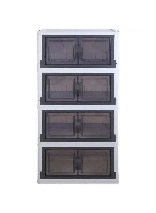 دولاب ملابس جامبو كبير بأربعة أدوار – سعة تخزين فائقة